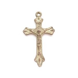 Vintage Silver Plated Old Crucifix Cross